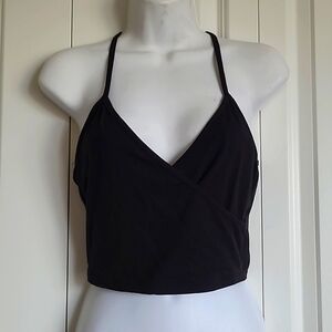 NWT - Black Crop Top - Size S